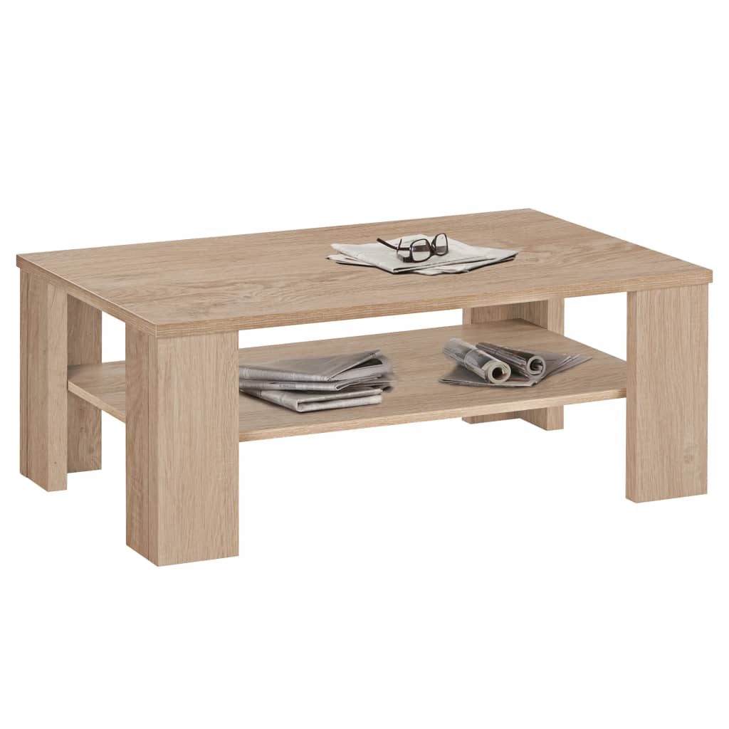 FMD Coffee Table with Storage in Oak Brown
