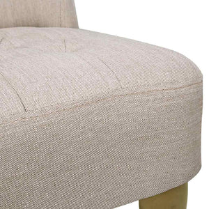 vidaXL French Chair Cream Fabric