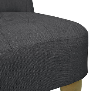 vidaXL French Chair Grey Fabric