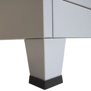 vidaXL Office Cabinet with 2 Doors Steel 90x40x180 cm Grey
