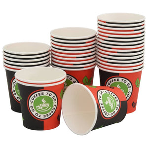vidaXL 1000 pcs. Disposable Paper Coffee Cups 120 ml (4 oz)