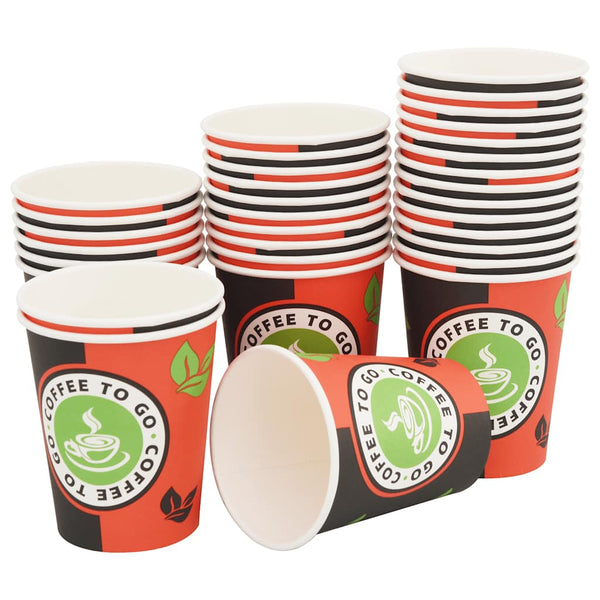 vidaXL 1000 Pcs. Disposable Coffee Cups Cardboard 240 ml (8 oz)
