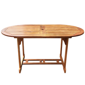 vidaXL Furniture Set Brown Wood