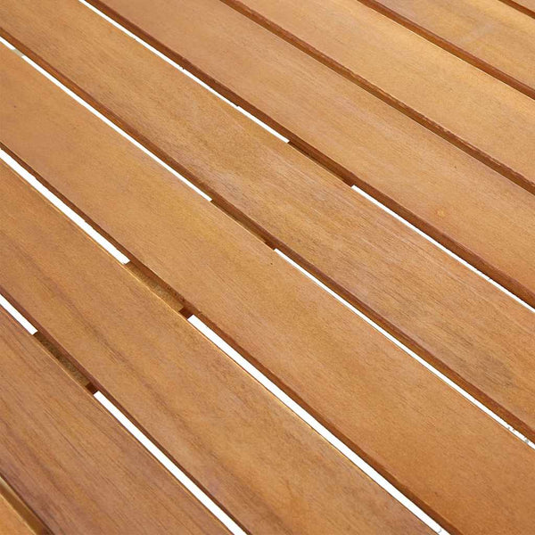vidaXL Garden Table 140x80x74 cm Solid Acacia Wood