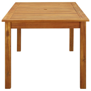 vidaXL Garden Table 200x90x74 cm Solid Acacia Wood