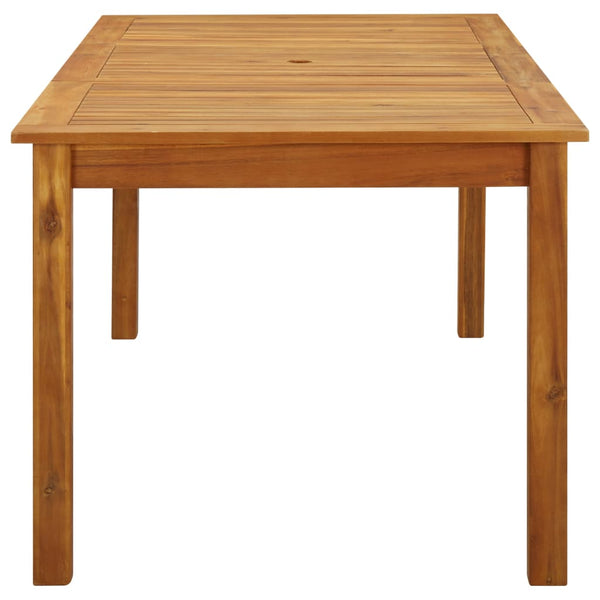vidaXL Garden Table 200x90x74 cm Solid Acacia Wood