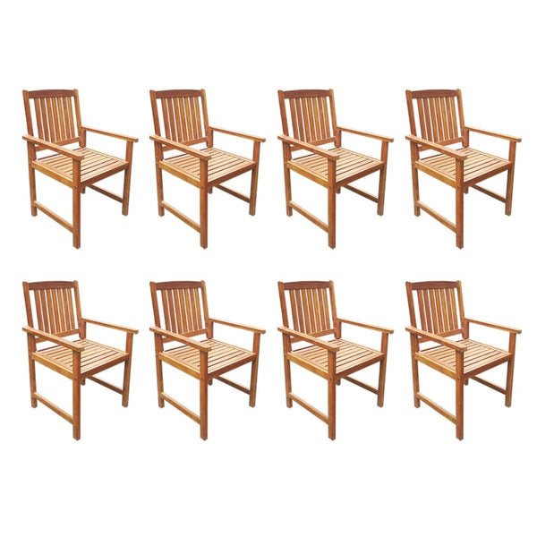 vidaXL 9-piece Garden Dining Set Solid Acacia Wood