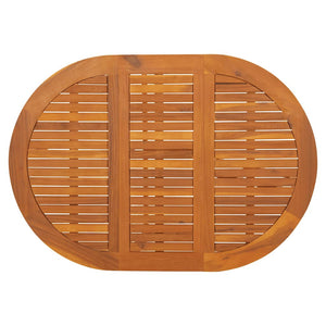 vidaXL Garden Table 130x90x72 cm Solid Acacia Wood