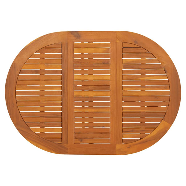 vidaXL Garden Table 130x90x72 cm Solid Acacia Wood