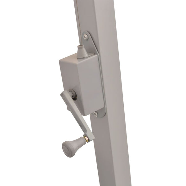 vidaXL Cantilever Parasol 300x300 cm Green Aluminum Pole