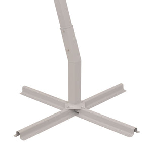 vidaXL Cantilever Parasol 300x300 cm Green Aluminum Pole
