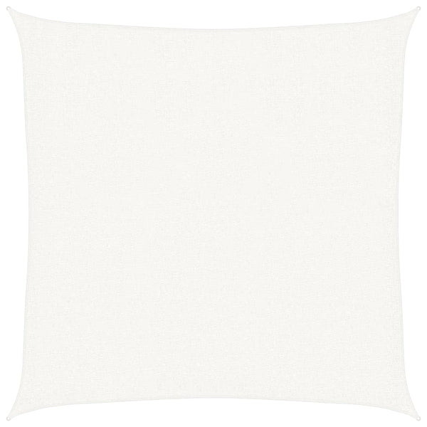 vidaXL HDPE Square Sun Shade Sail 3.6 x 3.6 m White