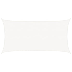 vidaXL HDPE Rectangular Sun Shade Sail 2 x 4 m White