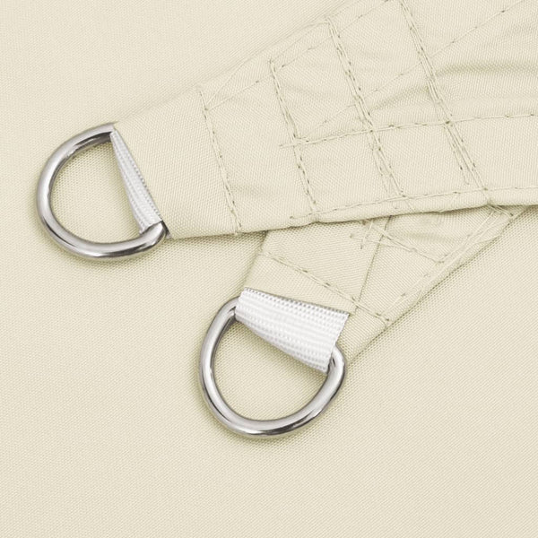 vidaXL Sun Shade Sail Oxford Fabric Square 2x2 m Cream