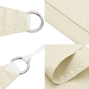 vidaXL Sun Shade Sail Oxford Fabric Square 2x2 m Cream