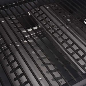 vidaXL Gas Grill 2+1 Burners Black and Silver