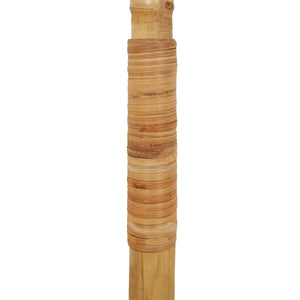 vidaXL Bamboo Parasol with Banana Leaf Roof 210 cm