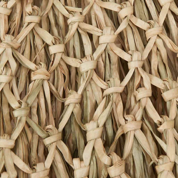 vidaXL Bamboo Parasol with Banana Leaf Roof 210 cm