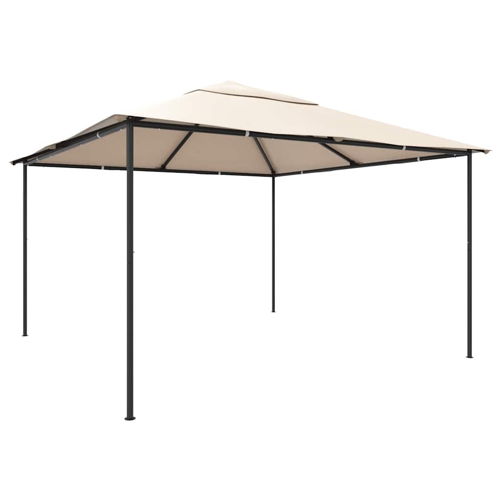 Pavillon Partyzelt 4x4 m Beige