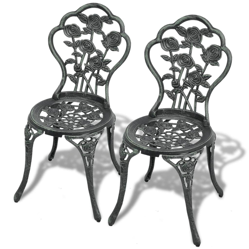 Bistro Stühle, 2er Set, Grün