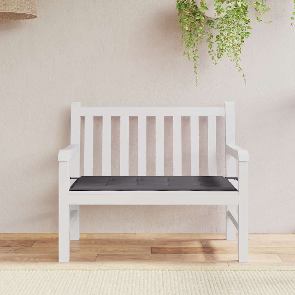 Anthrazit Gartenbank Auflage 100x50 cm