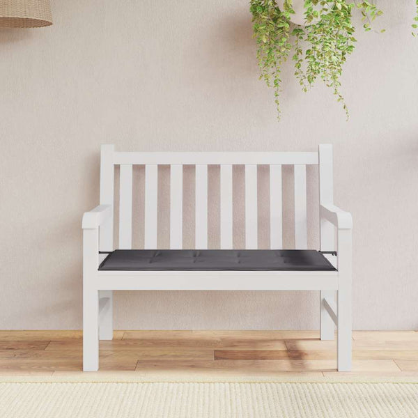 Anthrazit Gartenbank Auflage 100x50 cm