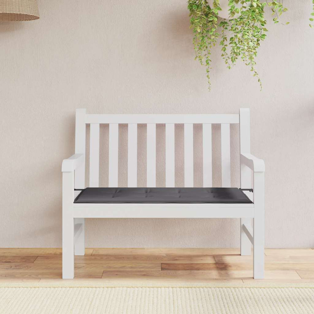 Anthrazit Gartenbank Auflage 120x50 cm