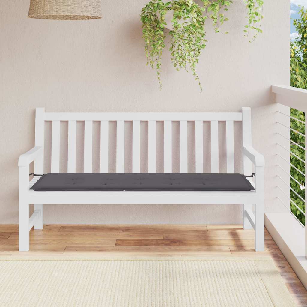 Anthrazit Gartenbank Auflage 150x50 cm