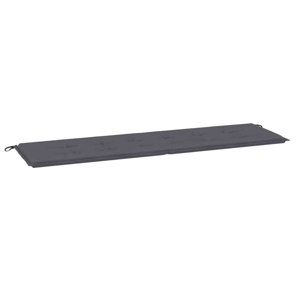 Gartenbank Auflage Anthrazit 180 cm