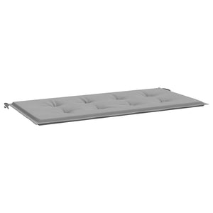 Gartenbank Auflage Grau 120x50 cm