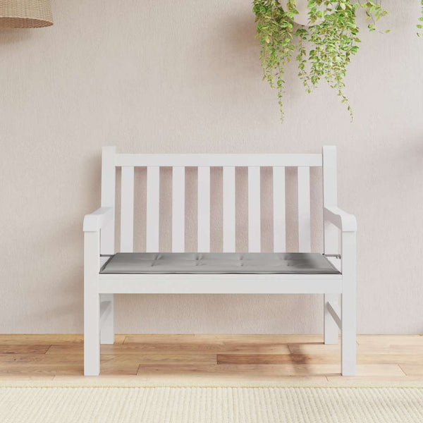 Gartenbank Auflage Grau 120x50 cm