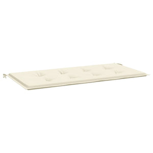 Gartenbank Auflage Creme 120x50 cm