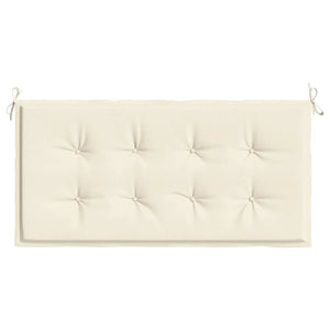 Gartenbank Auflage Creme 120x50 cm