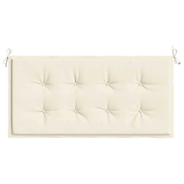 Gartenbank Auflage Creme 120x50 cm