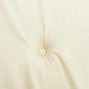 Gartenbank Auflage Creme 120x50 cm