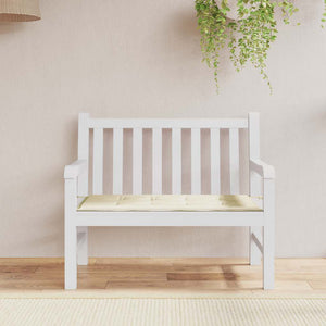 Gartenbank Auflage Creme 120x50 cm