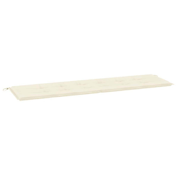 Gartenbank Auflage Creme 180 cm