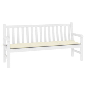 Gartenbank Auflage Creme 180 cm