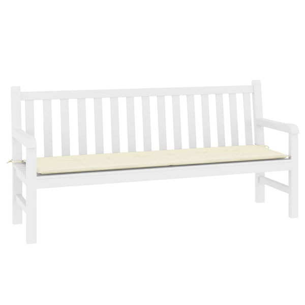 Gartenbank Auflage Creme 180 cm