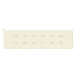 Gartenbank Auflage Creme 180 cm