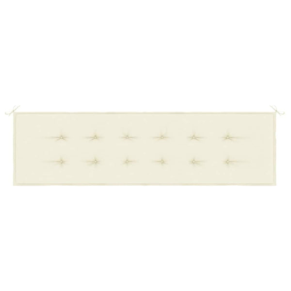 Gartenbank Auflage Creme 180 cm