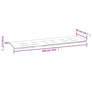 Gartenbank Auflage Creme 180 cm