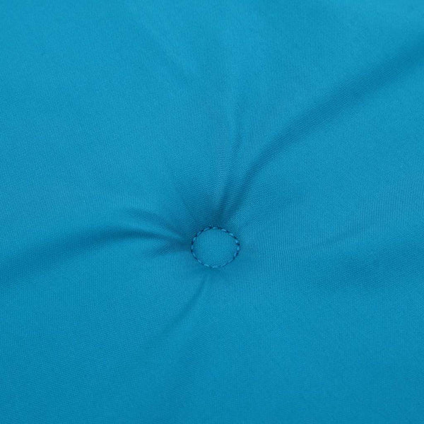 Blaue Gartenbank Auflage 100x50 cm