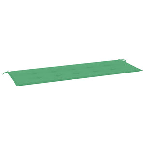 Grüne Gartenbank Auflage 150 cm Oxford-Gewebe