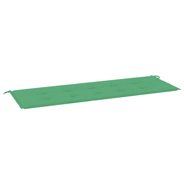 Grüne Gartenbank Auflage 150 cm Oxford-Gewebe
