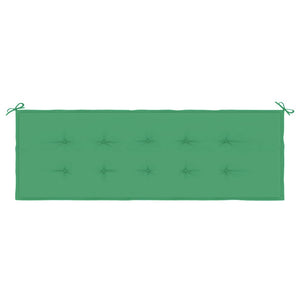 Grüne Gartenbank Auflage 150 cm Oxford-Gewebe