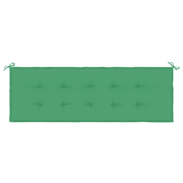Grüne Gartenbank Auflage 150 cm Oxford-Gewebe