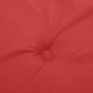 Rote Gartenbank Auflage 100x50 cm