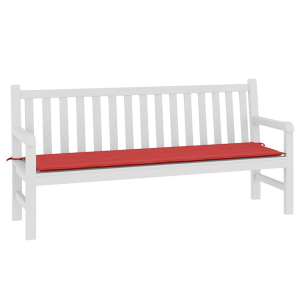 Rote Gartenbankauflage 180 cm Oxford-Gewebe