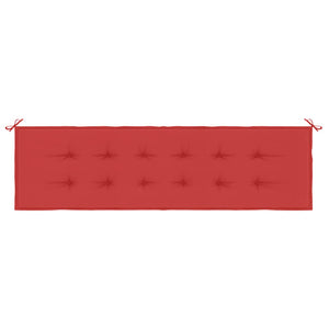 Rote Gartenbankauflage 180 cm Oxford-Gewebe